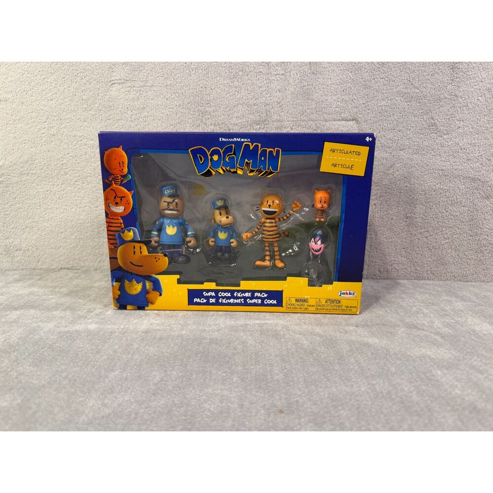 Dog Man figure set - NEW